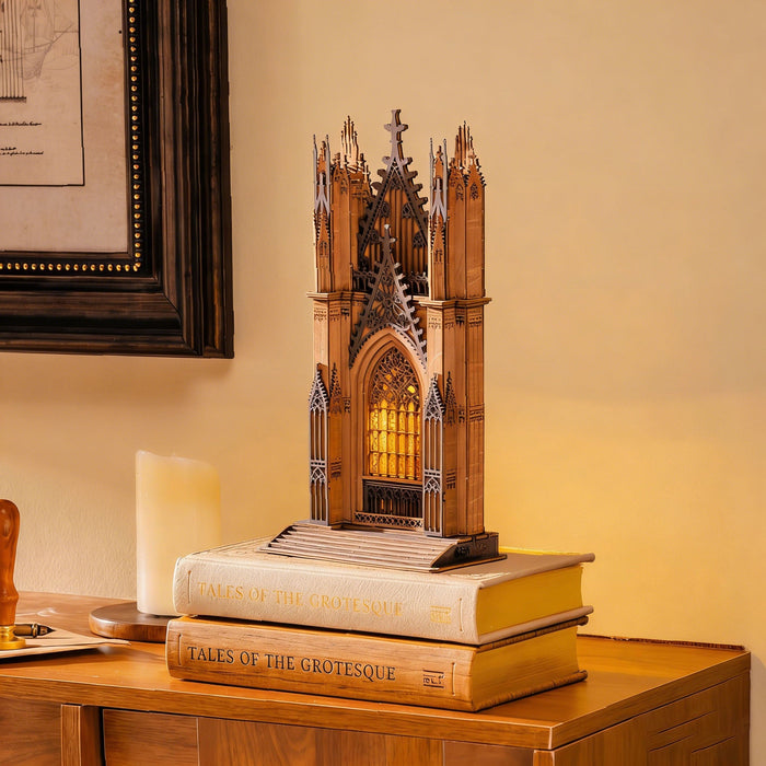 Rolife | Maquette Bois Cathédrale Gothique Lumineuse TGA01