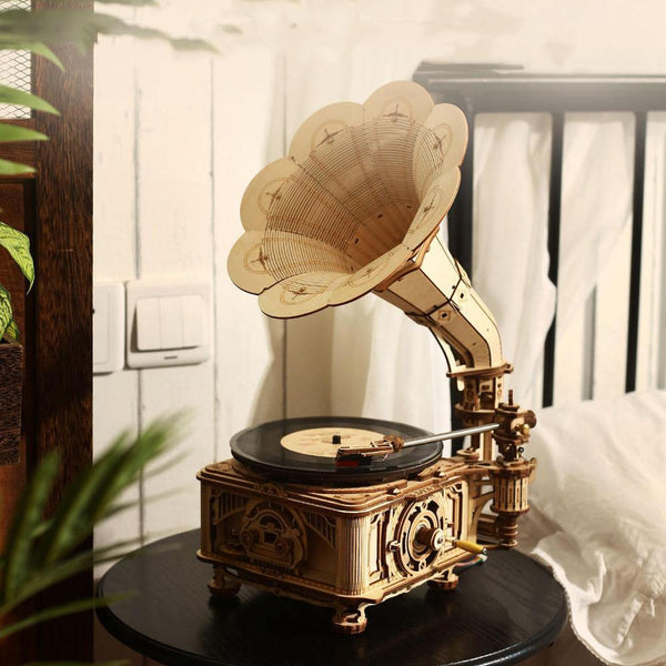 Gramophone LKB01 - Golemites puzzles en 3d bois