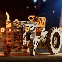 Puzzle 3D bois | Tracteur - Golemites