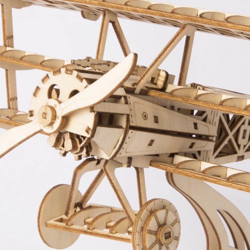 Maquette d'avion en bois Maquette WRIGHT FLYER 500mm Maquette d'avion en bois Maquette WRIGHT FLYER 500mm