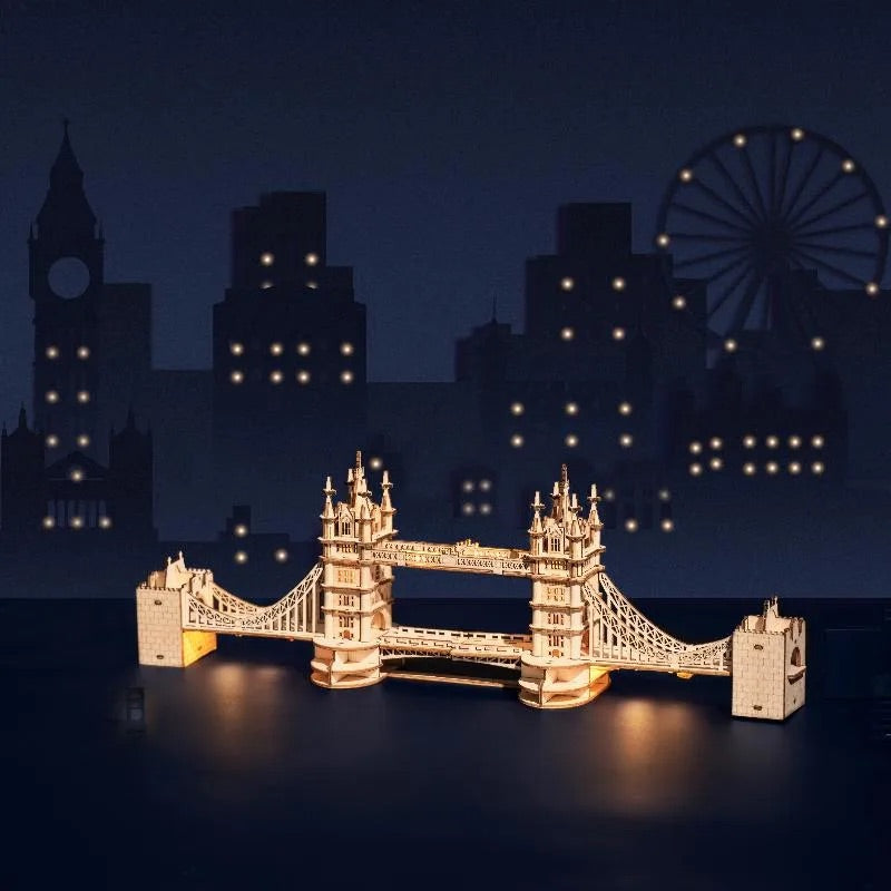 Maquette bois  Tour Eiffel Lumineuse à LED – Golemites - Rokr