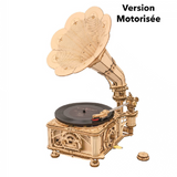 ROKR | Maquette Bois Gramophone Classique