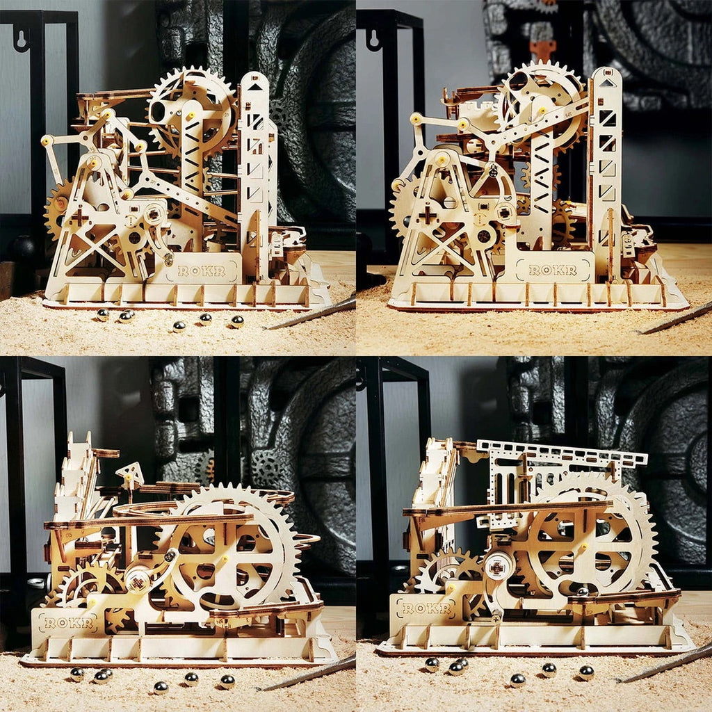Maquette en bois Rokr - Circuit à billes Waterwheel Robotime : King Jouet,  Maquettes & Modelisme Robotime - Jeux de construction