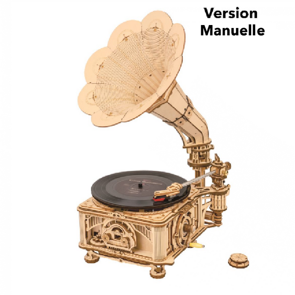 ROKR | Maquette Bois Gramophone Classique