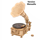 ROKR | Maquette Bois Gramophone Classique