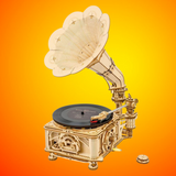 ROKR | Maquette Bois Gramophone Classique
