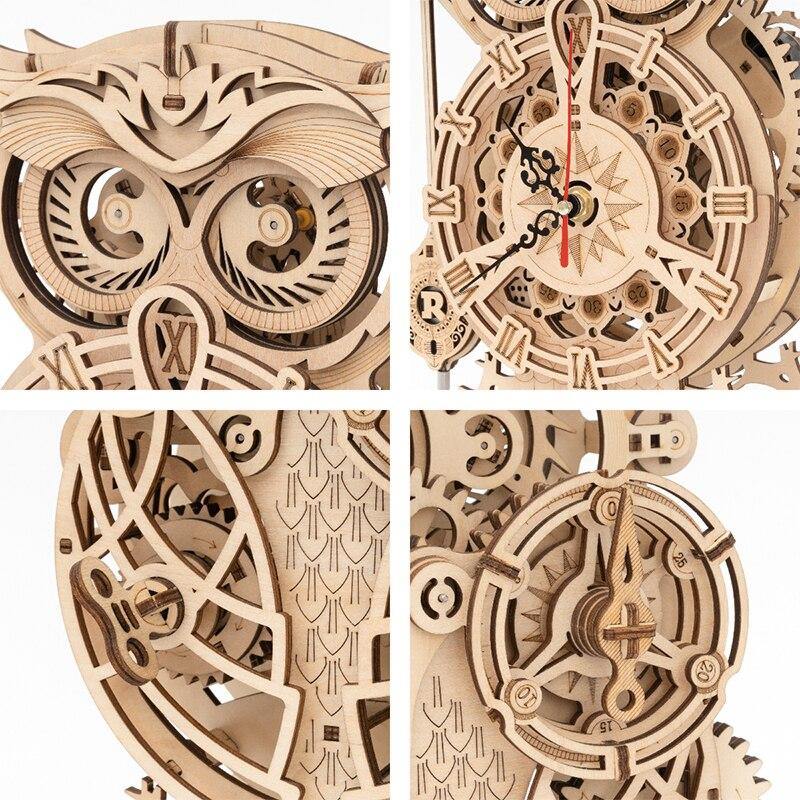 Créez votre propre horloge : les maquettes d'horloges en bois à assemb –  Rokr Puzzle