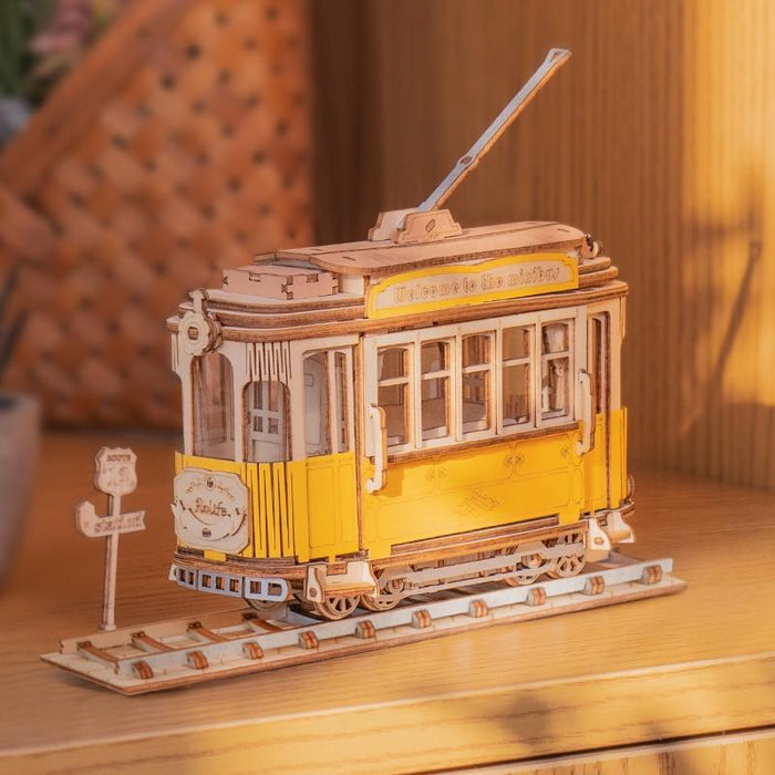Rolife | Maquette Bois Tram vintage