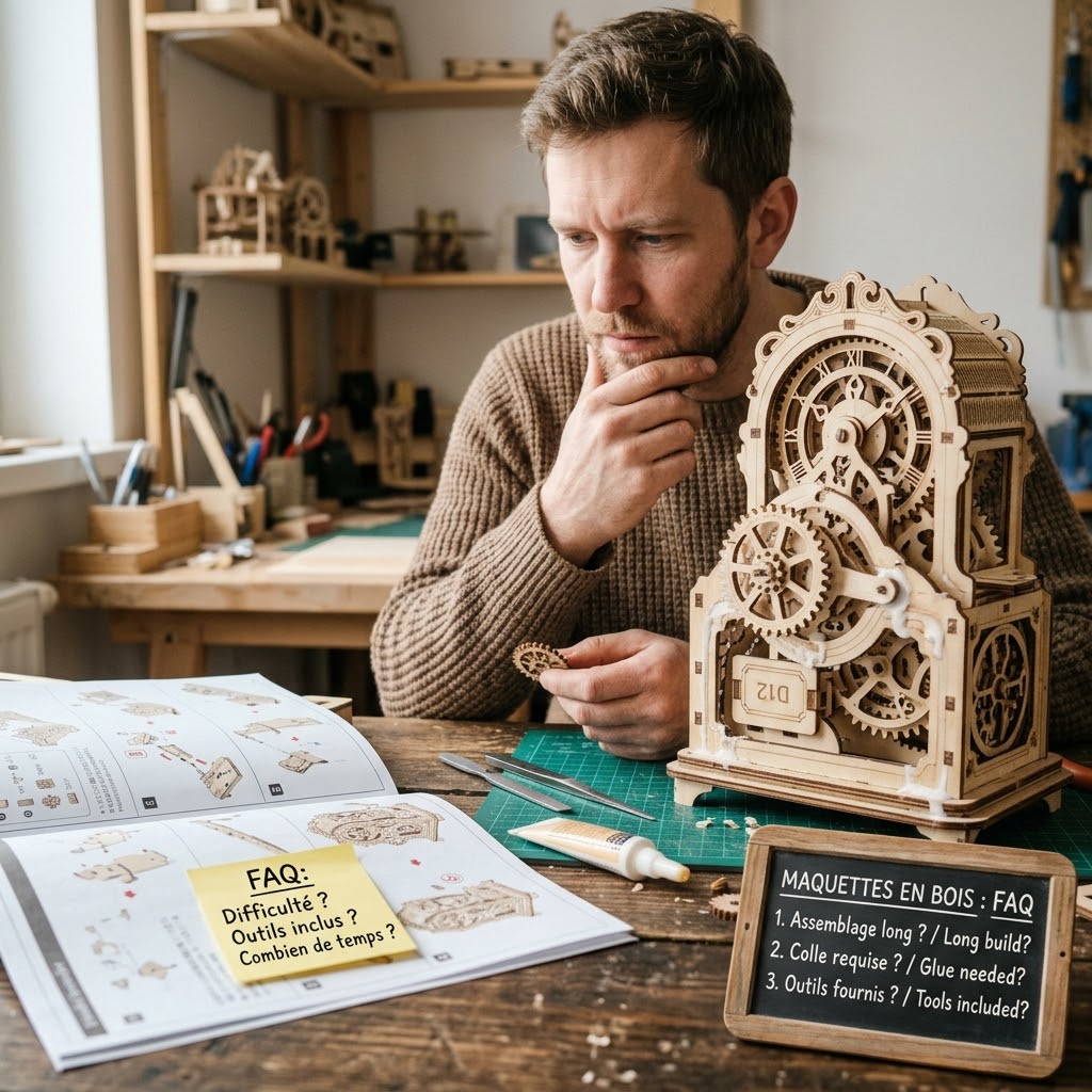 Maquettes en bois : les questions fréquentes avant d'acheter