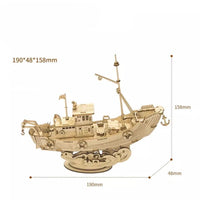 Maquette de bateau de pêche en bois Rolife TG308 assemblée