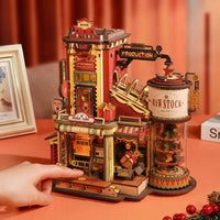 ROLIFE - PUZZLE 3D BOIS - La fabrique de cadeaux de Noël - EAB01 - Golemites - Rokr