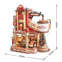 ROLIFE - PUZZLE 3D BOIS - La fabrique de cadeaux de Noël - EAB01 - Golemites - Rokr