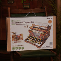 Machine à écrire mécanique en bois Rokr LK703C, vue 2