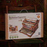 Machine à écrire mécanique en bois Rokr LK703C, vue 2