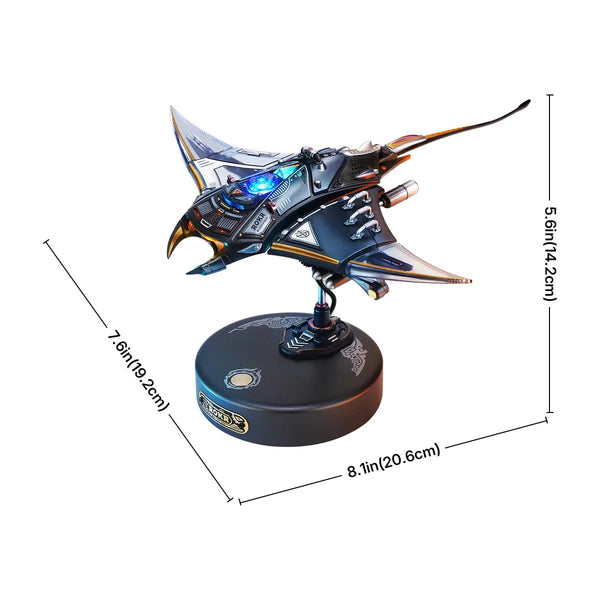 ROLIFE - PUZZLE 3D - Puzzle 3D mécanique Raie Manta - MI06 - Golemites - Rokr