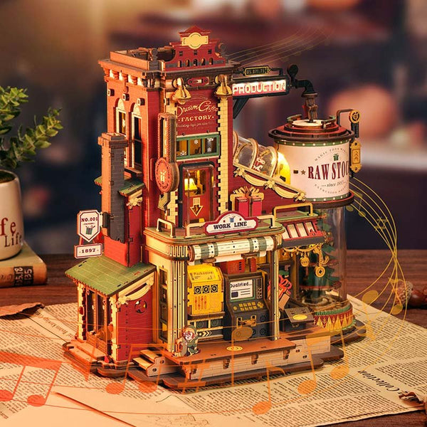 ROLIFE - PUZZLE 3D BOIS - La fabrique de cadeaux de Noël - EAB01 - Golemites - Rokr