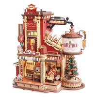 ROLIFE - PUZZLE 3D BOIS - La fabrique de cadeaux de Noël - EAB01 - Golemites - Rokr