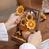 Maquette bois les tournesols