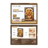 Maquette bois les tournesols