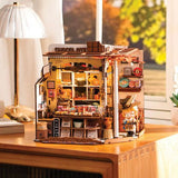 Maquette en bois la Chocolaterie de Henri