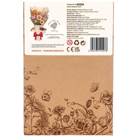 Maquette bois Fleurs de Marguerite Gerberas Orange