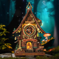 Maquette bois Horloge à Coucou