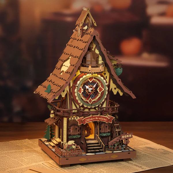 Maquette bois Horloge à Coucou
