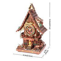 Maquette bois Horloge à Coucou