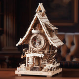 Maquette bois Horloge à Coucou