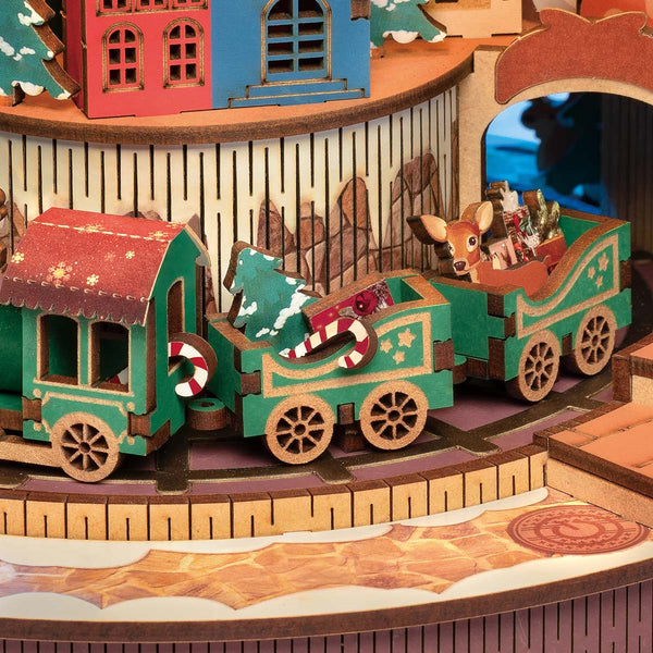Kit Rolife Melody Sapin de Noël Puzzle 3D en bois Robotime Boîte à musique Scène de Noël Adultes 14 ans et plus Puzzle lumière LED Jouet de direction Idée cadeau - France Kit Rolife Melody Sapin de Noël Puzzle 3D en bois Robotime Boîte à musique Scène de Noël Adultes 14 ans et plus Puzzle lumière LED Jouet de direction Idée cadeau - France