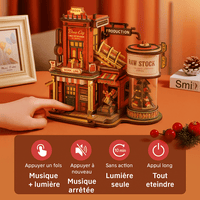 ROLIFE - PUZZLE 3D BOIS - La fabrique de cadeaux de Noël - EAB01 - Golemites - Rokr