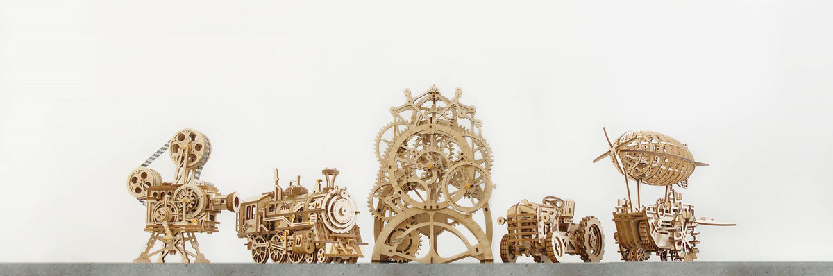 Maquettes en bois à construire, à offrir et à exposer