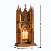 Cathédrale gothique en bois Rolife TGA01, vue 6