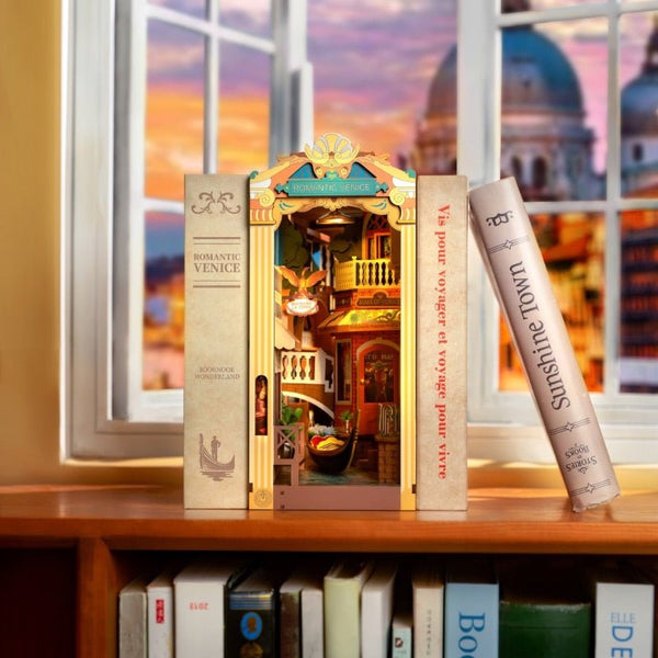 Rolife Book Nook Venise Romantique Diorama Miniature Maison Puzzle 3D Rolife Book Nook Venise Romantique Diorama Miniature Maison Puzzle 3D