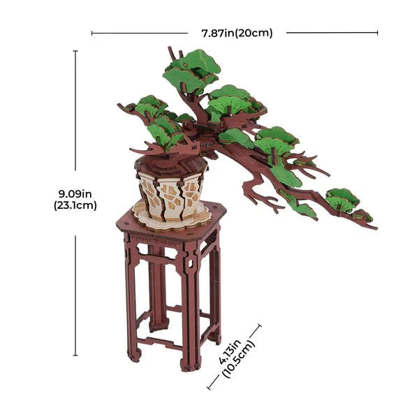 ROBOTIME - PUZZLE 3D - Maquette Bois | Bonsai TG510 - TG510 - Golemites - Rokr