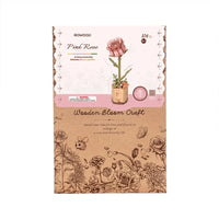 ROWOOD - PUZZLE 3D BOIS - Maquette Bois Fleur | Rose - TW041 - Golemites - Rokr