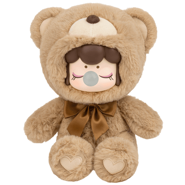 Peluche Nanci Caramel Coffee, ourson chocolat caramel
