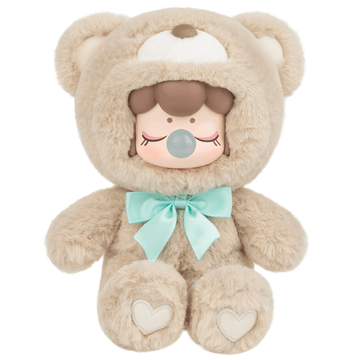 Peluche Nanci Hazelnut Latte, ourson chocolat noisette