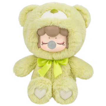 Peluche Nanci Matcha, ourson chocolat thé vert