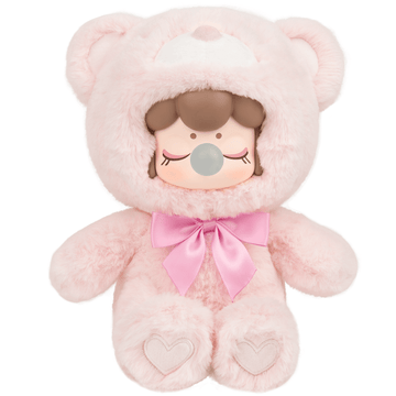 Peluche Nanci Strawberry Truffle, ourson chocolat fraise