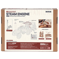 ROKR - PUZZLE 3D BOIS - ROKR | Maquette Locomobile Vapeur - LKA01 - Golemites - Rokr