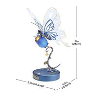 ROKR - PUZZLE 3D - ROKR | Papillon Mécanique Bleu - MI05B - Golemites - Rokr