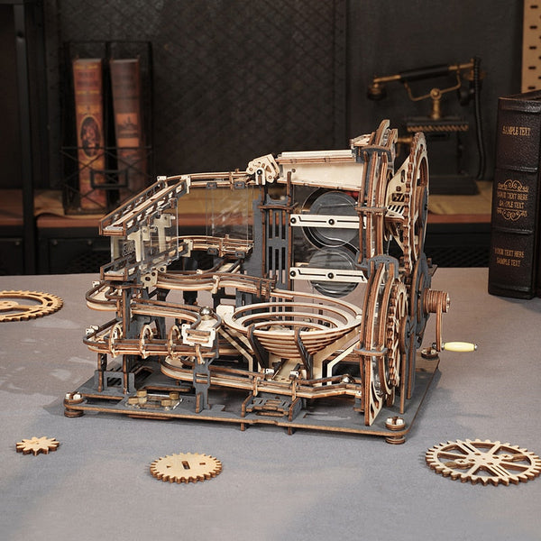 Maquette 3D circuit à bille Explorer - Puzzle 3D Robotime en bois