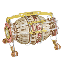 Calendrier motorisé - Golemites rokr puzzle 3d bois