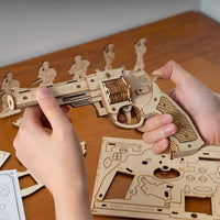 Puzzle 3D bois | Revolver - Golemites