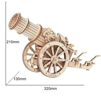 Rokr | Maquette Bois Canon Médiéval sur roues