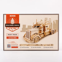 maquette 3D  en bois Camion Poids Lourd