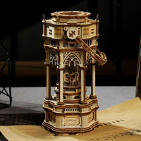 Puzzle 3D Boite à Musique en Bois Maquettes de Tours Mobiles (Parc  d'Attraction) 280 pièces