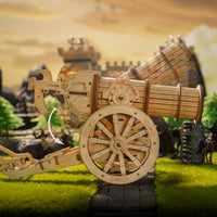 Rokr | Maquette Bois Canon Médiéval sur roues