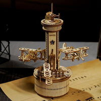 Robotime Puzzle 3D en Bois Mécanique - Boîte à Musique Astronomie